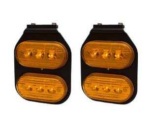 1033EFL2.AAAA - JGO.FARO LED  TIRA X2 AMBAR/AMBAR